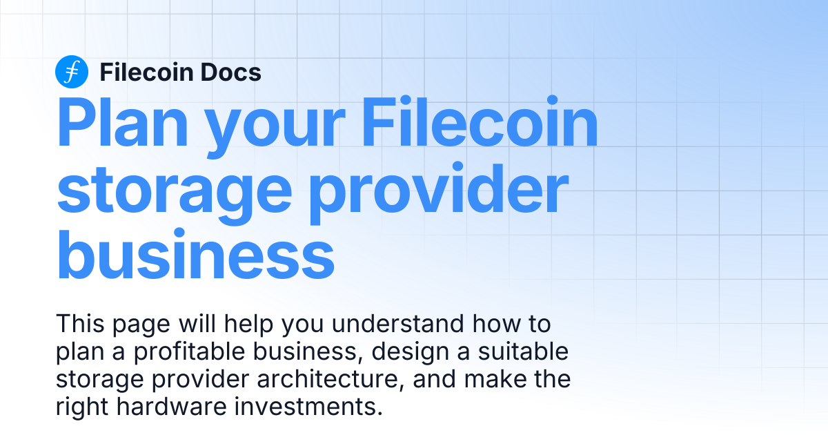 Getting started | Filecoin Docs